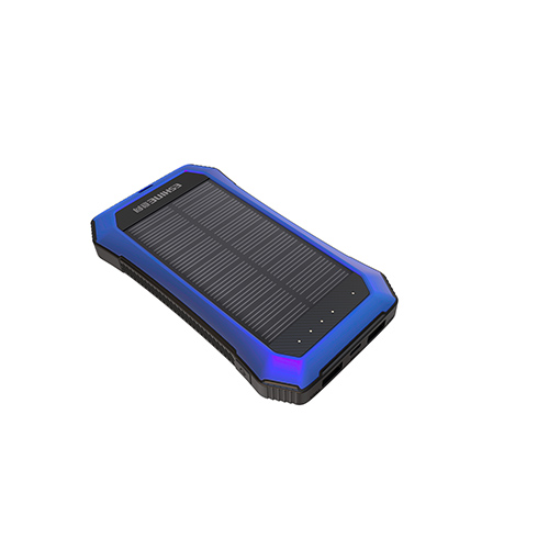 ES986礼品定制10000mAh警示照明灯锂电池多功能太阳能充电宝